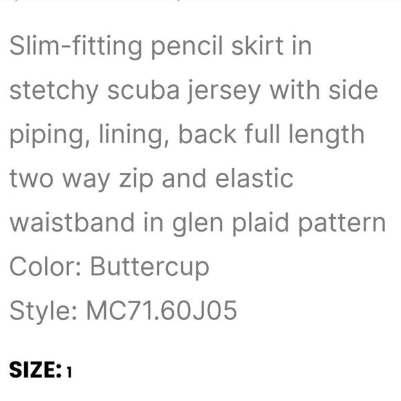 NWT Marc Cain Pencil Skirt - Picture 11 of 12